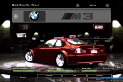 Скачать BMW M3 E46 GTR для NFS Underground 2