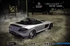 Скачать Mercedes-Benz Mansory SLR 722s Roadster для NFS Most Wanted